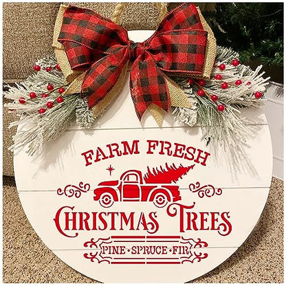 10 Pieces Christmas Stencils Reusable (10 Count)