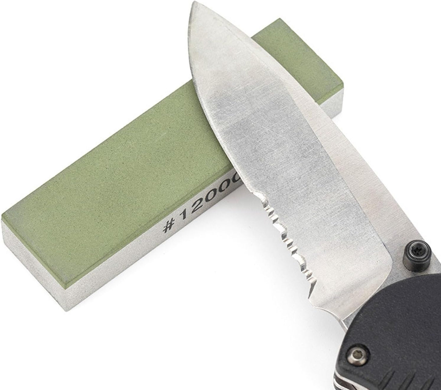 Small Travel-Portable Diamond Resin Sharpening Stone - 3000 Grit Whetstone Knife Sharpener