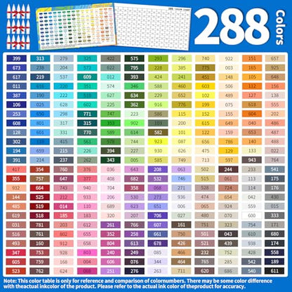 288 Colors Acrylic Paint Marker (288 Count)