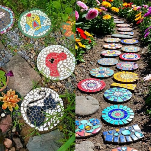 Stepping Stone Kit Includes 3 Size Cement Molds
