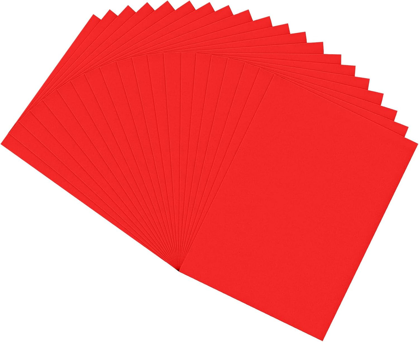 20 PCS EVA Foam Sheets DIY Handcraft Materials 1mm Thick 15.7 x 11.8 Inches Red EVA Foam Papers for Arts and Crafts(Red) - Crafty Corner