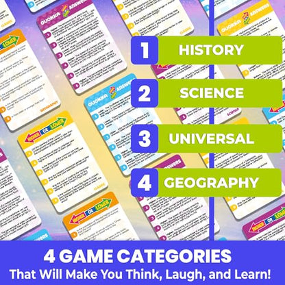 Trivia Board Games for Kids and Adults