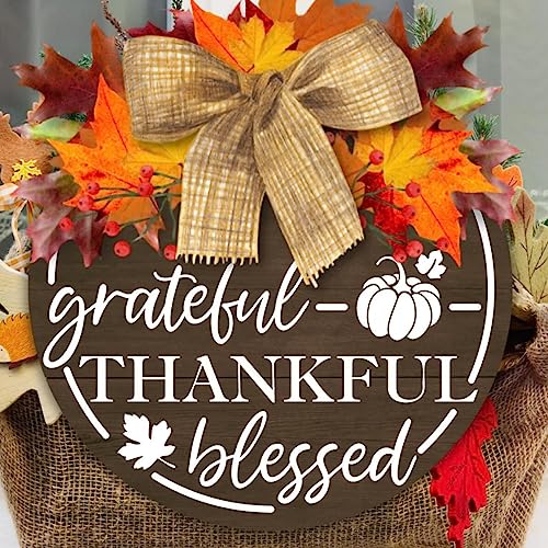 Fall Stencils for Painting on Wood 12" Fall Stencils for Crafts Reusable (9 Count)