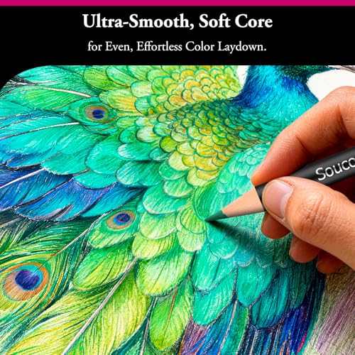72 Colored Pencils for Adult Coloring Book (72 Count)