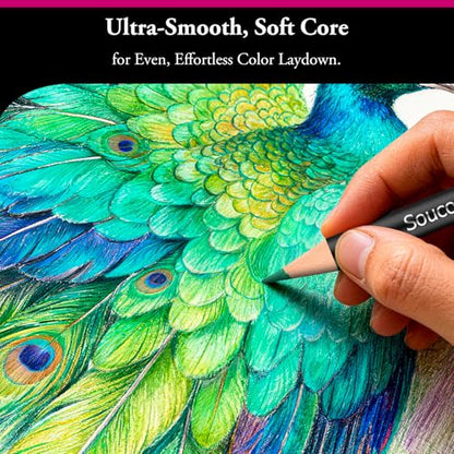 72 Colored Pencils for Adult Coloring Book (72 Count)