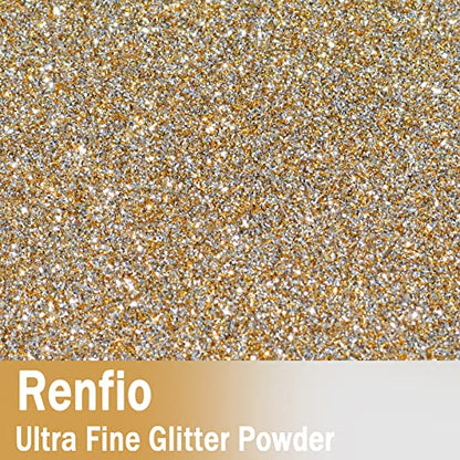 Ultra Fine Glitter Powder Metallic Resin Glitter 2.11 Oz