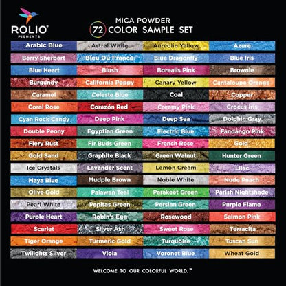 Mica Powder Color Pigment Set
