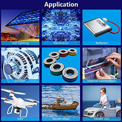 16 AWG Stranded Wire Spool 100ft Each 2 Colors (100 Foot)