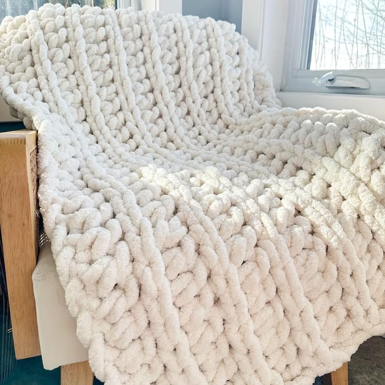 72“ Chunky Blankets Loom Knitting Looms Long Installation Free and Adjustable Foldable Portable Extra Loom Large 38