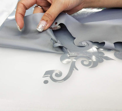 Heat Transfer Vinyl Roll for T-Shirts 12 Inch by 12 Feet No Adhesive Hot Peel- Guangyintong (Grey A11 )