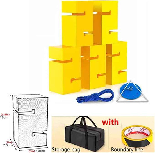 Team Building Team Tower Game Adults Work Outdoor Activities Field Day Teamwork Block Stacking Game Kit for Office School Group