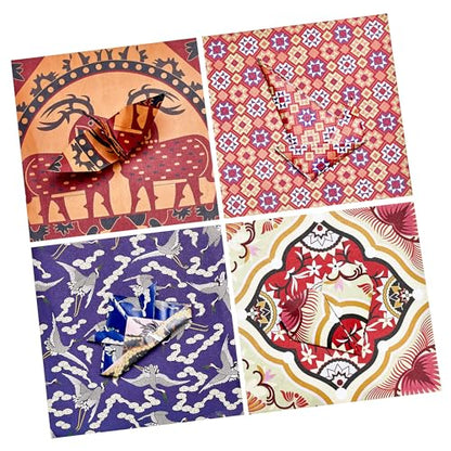 Ethnic Patterned Origami Paper (50 Count)