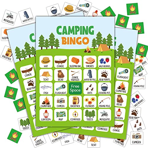 Camping Bingo Game