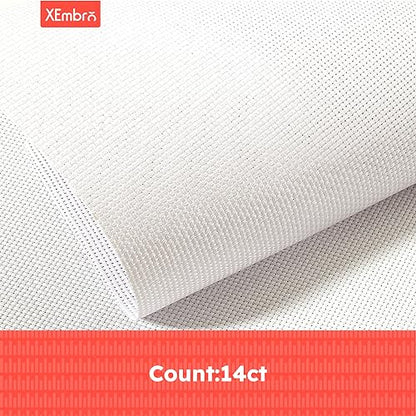 12 PCS Aida Cloth 14 Count