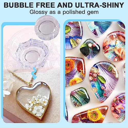 UV Resin 200g Crystal Clear Hard Resin for Jewelry Making (7.05 Ounce)