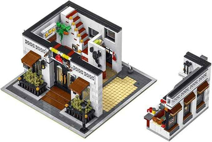 General Jim's Modular City Building Set – Lobster Seafood Restaurant Edition - MOC City Alternative Brick Set
