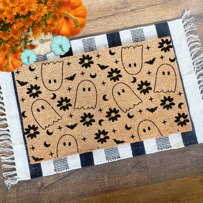 Halloween Stencils for Door Mats Halloween Doormat Stencils for Painting (9 Count)