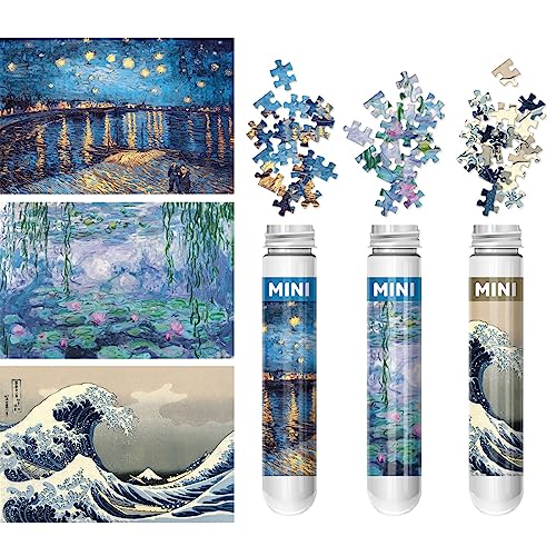 150 Piece Mini Jigsaw Puzzles for Adults & Kids (450 Count)