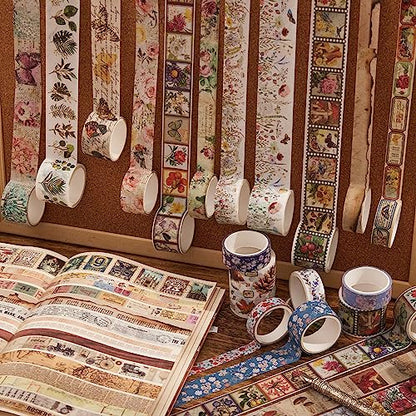 42 Rolls Vintage Washi Tape Set (42 Count)