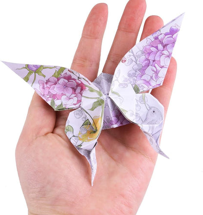 Origami Paper Kit 50 Sheets 70GSM 6 Inch Square Double Sided Color 50 Vivid Japanese Washi Chiyo Colors for Hand Crafts Origami Paper Arts Creativity.Rose - Crafty Corner