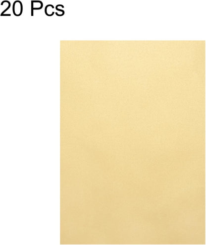 MECCANIXITY Colored Vellum Paper, 20 Sheet Orange Yellow Transparency 11.7 x 8.2 Printable Vellum Paper, Translucent Vellum Sheets for Printing Wedding Invitations, Ink Jet Laser Printer