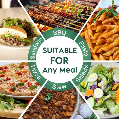 100% Compostable Oval Paper Plates 12 inch Bulk 100 Count