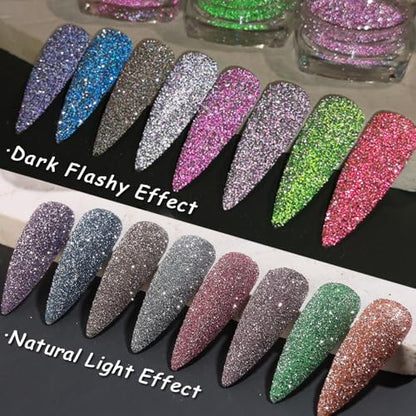 Reflective Glitter Powder Set