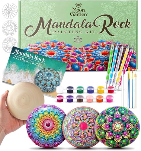 MoonGarden Mandala Rock Painting Kit