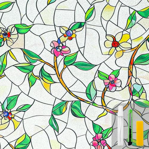 Window Privacy Film Stain Glass Window Film Rainbow Window Film Window clings Non
