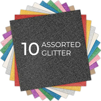 Glitter HTV Heat Transfer Vinyl