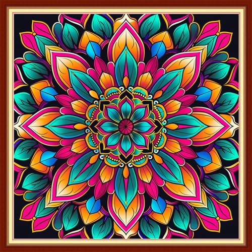 Stamped Cross Stitch Kits Full Range of Embroidery Patterns Starter Kits for Beginners Adult DIY Cross Stitches Needlepoint Kits 11CT
