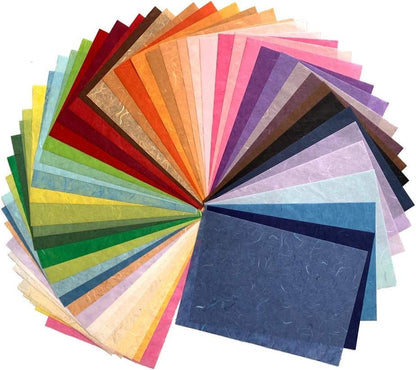 50 Sheets A5 Handmade Mulberry Paper (50 Count)