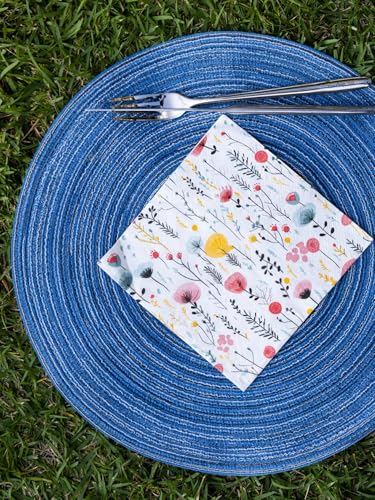 Fresh Bouquet Paper Napkins 80 Ct Kraft Box Luncheon Napkins (80 Count)