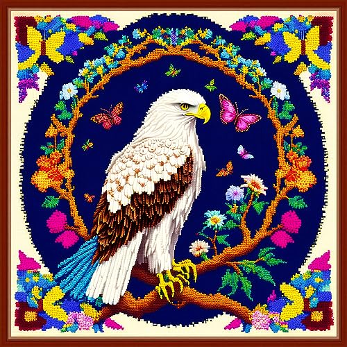 Stamped Cross Stitch Kits Full Range of Embroidery Patterns Starter Kits for Beginners Adult DIY Cross Stitches Needlepoint Kits 11CT