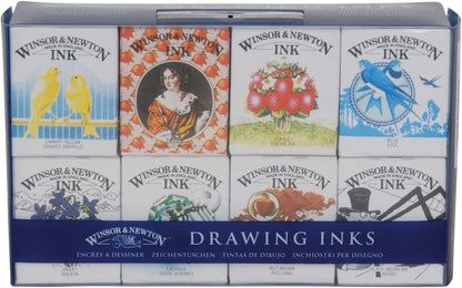 Winsor & Newton Collection Drawing Ink Set, Set of 8, Henry Collection - Crafty Corner