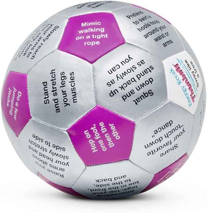 Trainers Warehouse 6" Thumball Collection, 32 Prompts for Conversation, Team Building, Relationship and Training