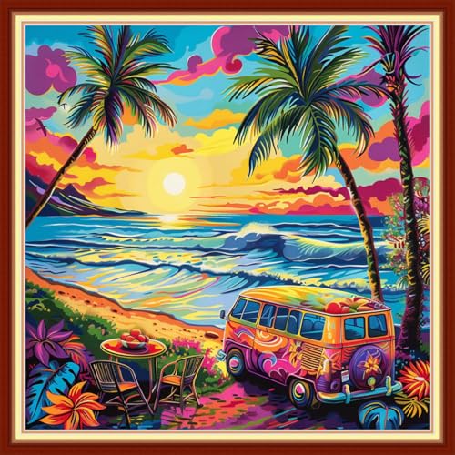 Stamped Cross Stitch Kits for Beginners