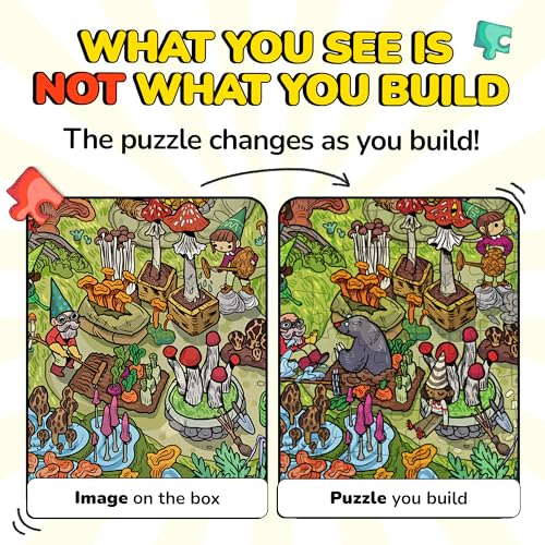 Jigsaw Puzzles 1000 Pieces with Storytelling Comics