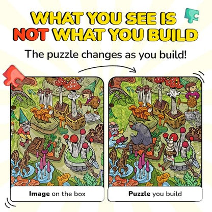 Jigsaw Puzzles 1000 Pieces with Storytelling Comics