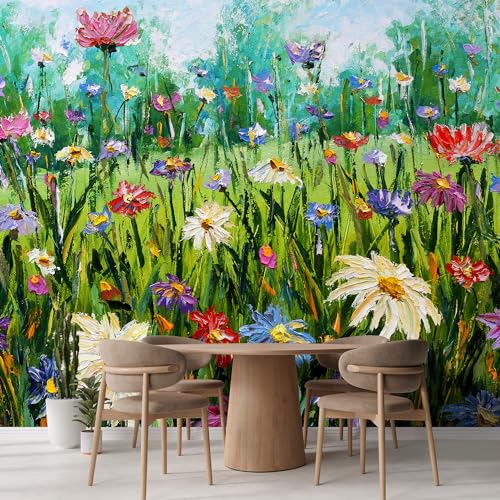 Wall Sticker Wall Mural Wildflower Abstract