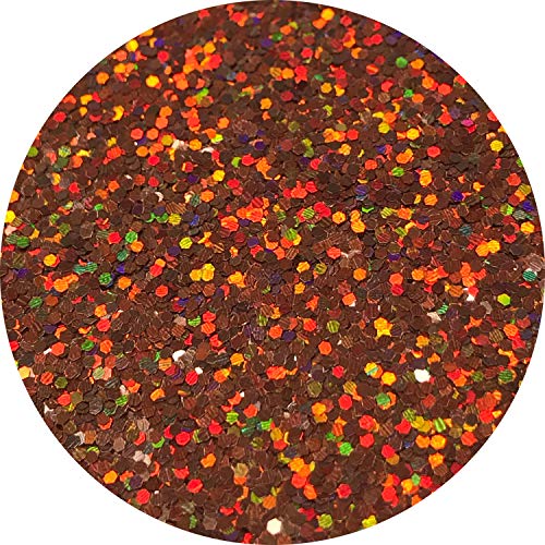 Craft Glitter Shaker Bronze Brown Holographic 110g Super Chunky (3.9 Ounce)