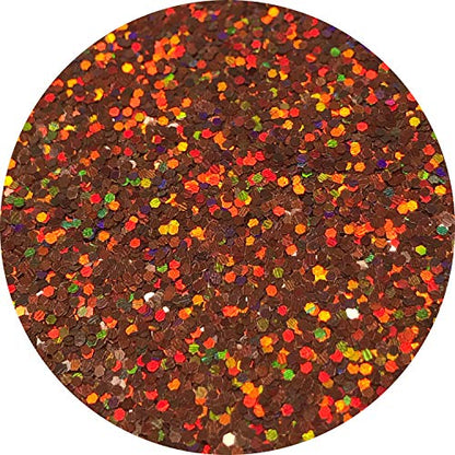 Craft Glitter Shaker Bronze Brown Holographic 110g Super Chunky (3.9 Ounce)