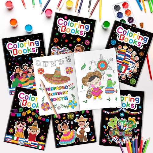 Hispanic Heritage Month Coloring Books (24 Count)