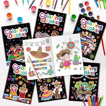Hispanic Heritage Month Coloring Books (24 Count)