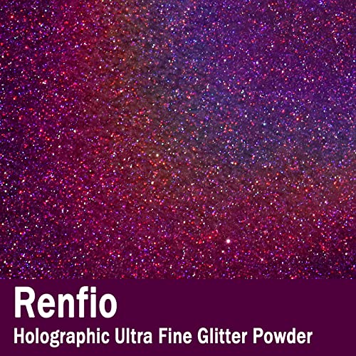 Holographic Ultra Fine Purple Glitter Powder Metallic Resin Glitter