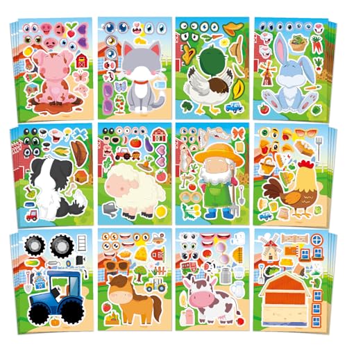 48 Farm Animal Make (48 Count)