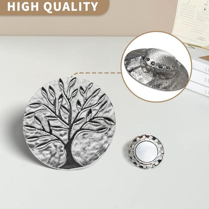Needle Minder Magnet, Magnetic Needle Minder, Needle Minders Magnetic Cross Stitch Accessories, Magnetic Needle Holder, Life Tree, Butterfly, Cats, Owl, Heart (TreeofLife)