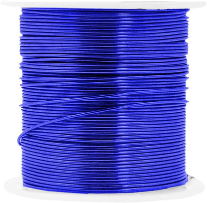 Mandala Crafts 20 Gauge Anodized Aluminum Craft Wire for Jewelry Making - 450 FT Colored Flexible Silver Copper Gold True Blue Purple Pink Wire - Bendable for Bonsai Armature Crafting Sculpting - Crafty Corner