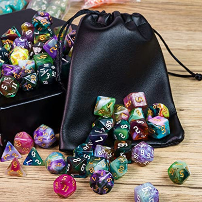 8 Sets Polyhedral Dice D&D (9.87 Ounce)