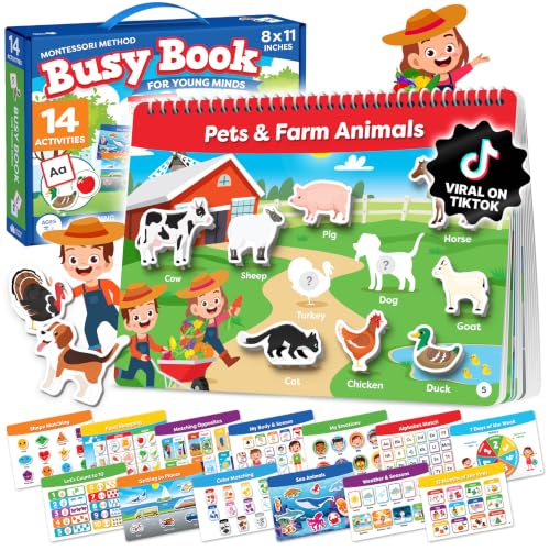 Montessori Busy Book for Toddlers 3